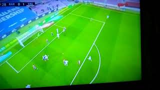 Gol diakhaby valência vs Barcelona