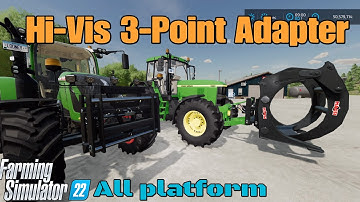 Hi Vis 3 Point Adapter  / Mod for all platforms on FS22