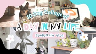 10 Day Collage of a Day in my Life Vlog | Widow Life