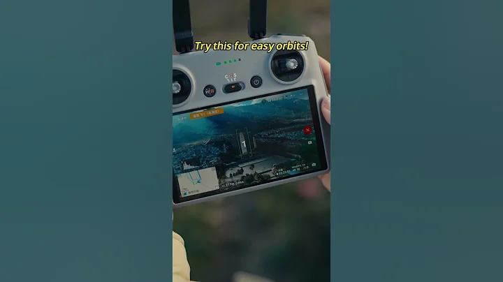 Here's an easy drone orbit tutorial that you need to try asap! 🎯 DJI Flip