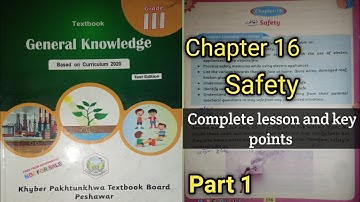 Class 3 new course General knowledge Chapter 16 part 1 Full lesson Kpk textbook Peshawar