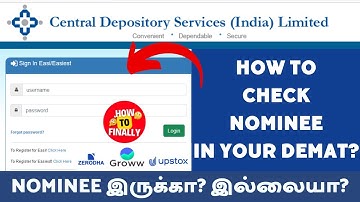 How to Check Nominee in CDSL | CDSL Demat Account Nomination | CDSL Nominee