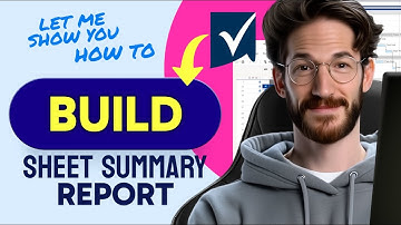 How to BUILD a SHEET SUMMARY REPORT in Smartsheet (Step by Step) 2025