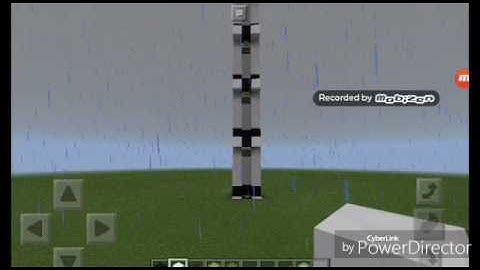 Minecraft PE How to make elevator with slime block