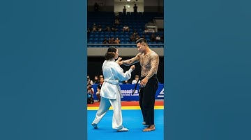 This move is so cool the girl gains countless fans #wushufight #taichi #kungfu #master #cool