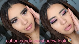 QUICK & EASY COTTON CANDY EYESHADOW TUTORIAL 💞