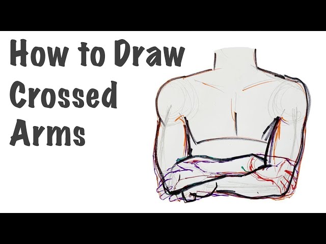 How to Draw Crossed Arms  Easy Drawing Tutorial For Kids