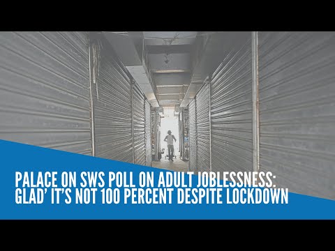 Palace on SWS poll on adult joblessness: Glad’ it’s not 100 percent despite lockdown