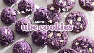 Ube Cookies 💜 bake at home with me