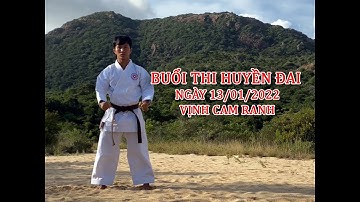 Buổi thi huyền đai trên Vịnh Cam Ranh