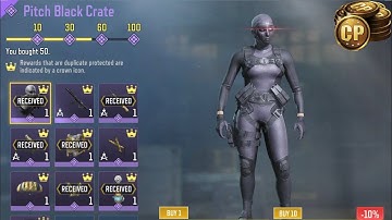 Pitch Black Crate opening | Roze Rook Codm | Codm Roze Rook crate opening #callofdutymobile #codm