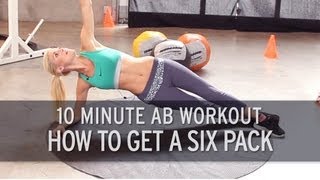 10 Minute Ab Workout: How to Get a Six Pack(Sign up for our newsletter: http://goo.gl/UwnMd Subscribe: http://goo.gl/qR0gi On today's episode of XHIT, fitness trainer Rebecca-Louise shows you how to start ..., 2013-05-01T20:01:05.000Z)