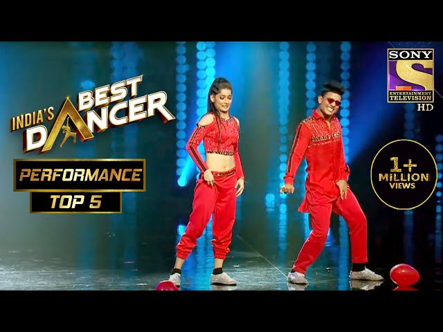 Tiger Pop और Vartika की Chura Ke Dil पे ज़बरदस्त जुगलबंदी | India's Best Dancer | Best Of Top 5 class=