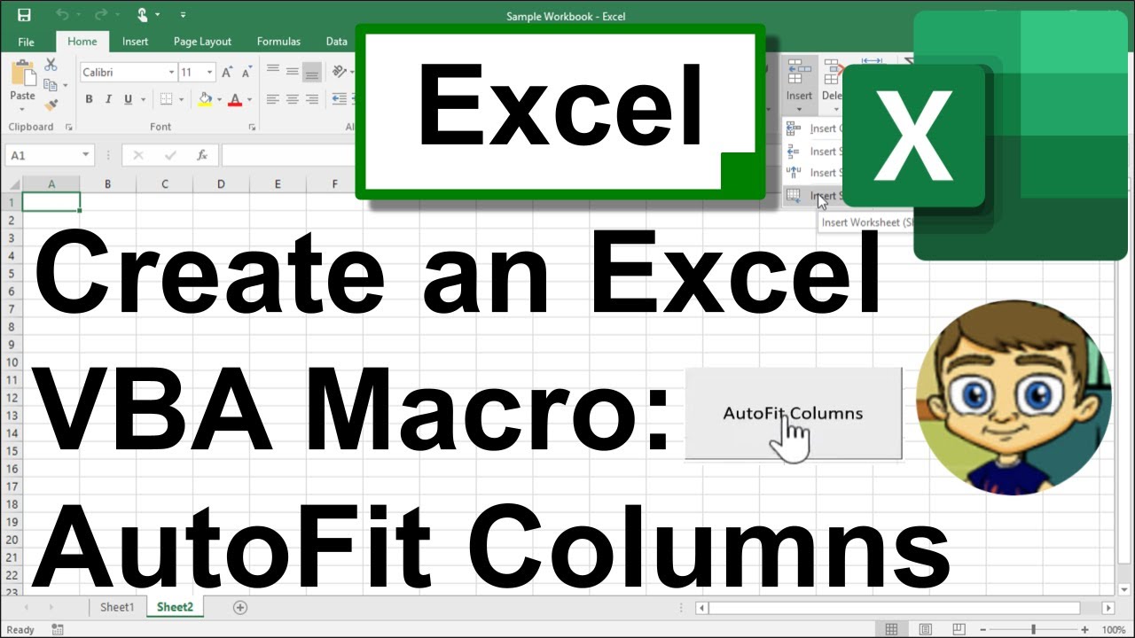 Create an Excel Macro from Scratch : AutoFit Columns