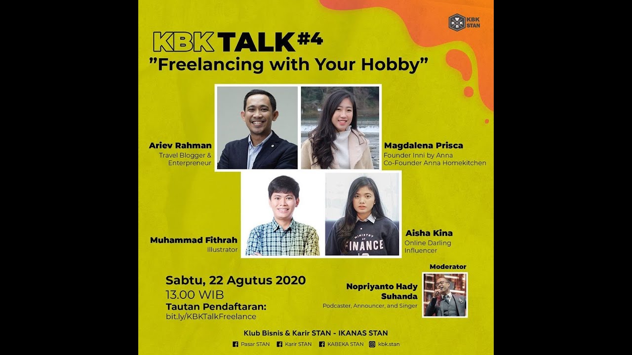 Kbk Talk S02e04 Freelancing With Your Hobby Youtube