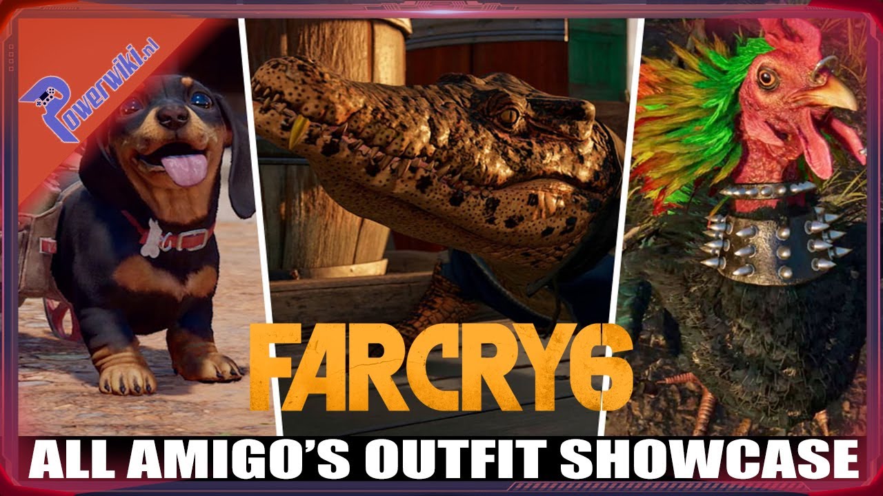 Far Cry 6 - All 5 Amigo's Suits Showcase