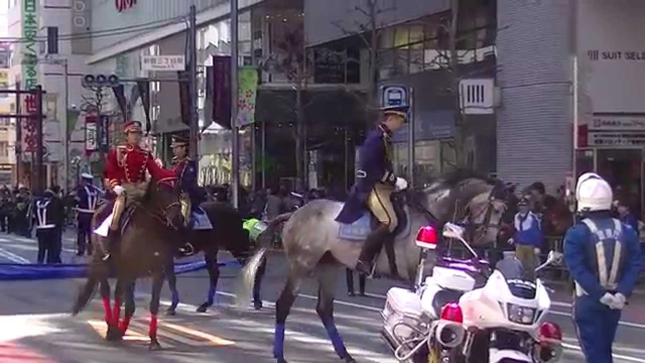 警視庁騎馬隊 Mounted Police 新宿区交通安全パレード Youtube