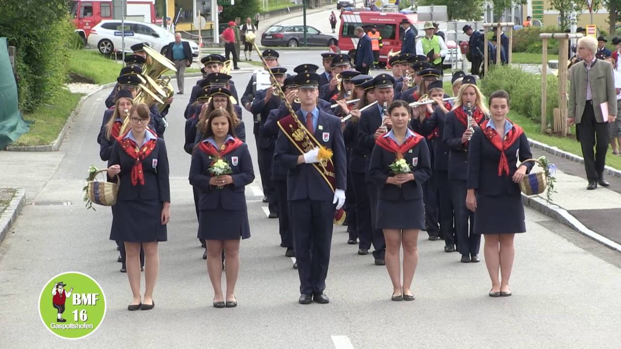 Eisenbahnermusik Grieskirchen - Bezirksmusikfest Gaspoltshofen 2016 | Marschmusik | Blasmusik
