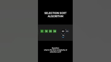Selection Sort Algorithm  #100daysofcode #coding #selectionsort