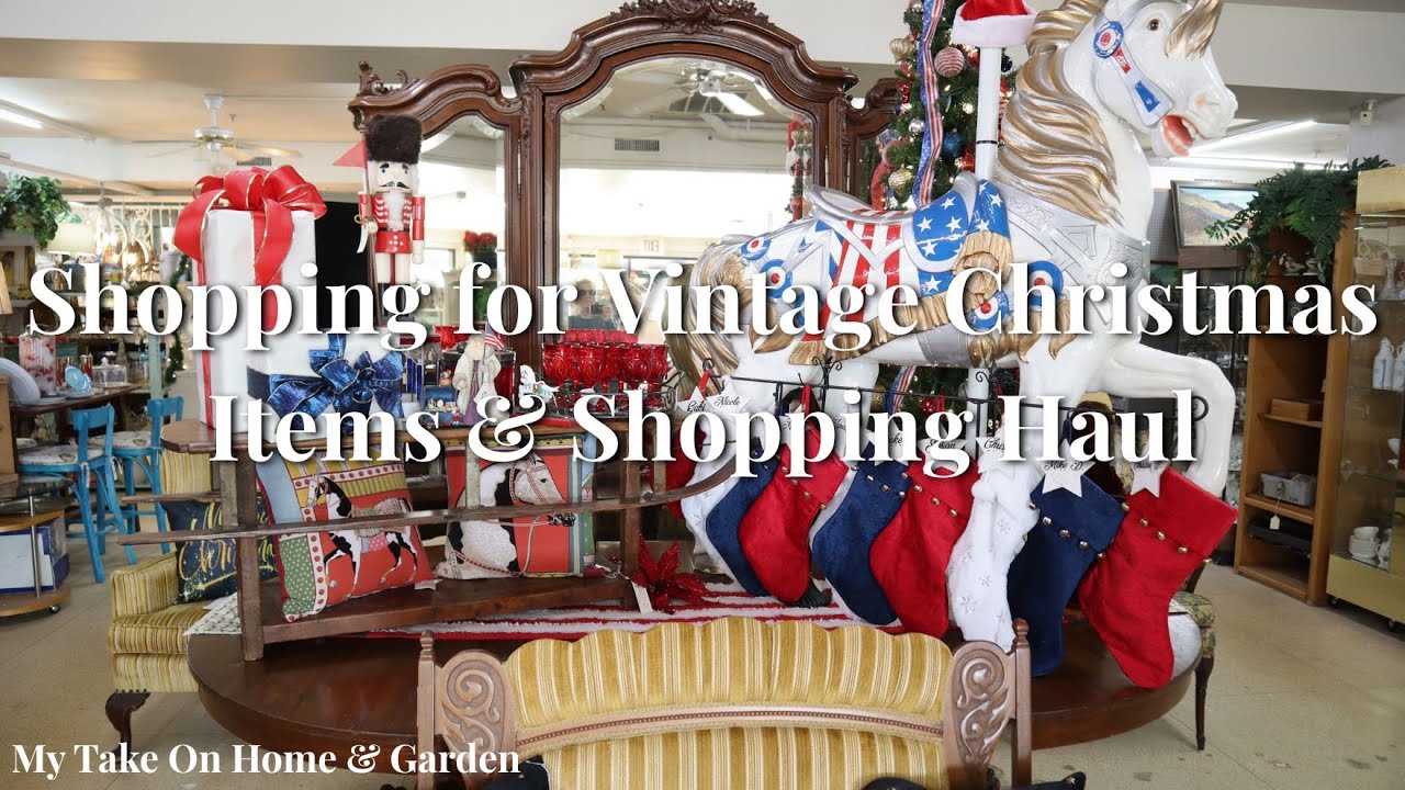 NEW - Shopping for Vintage Christmas Ornaments & Decor Just In