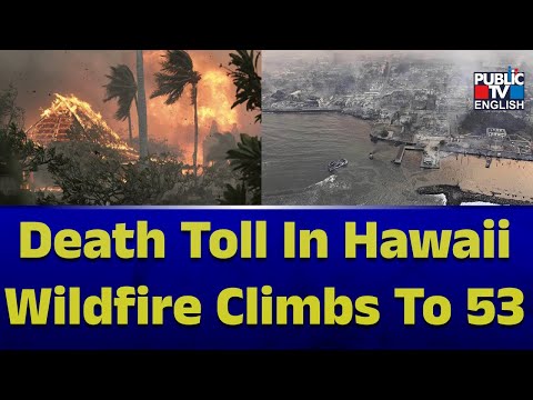 Death toll in Hawaii wildfire climbs to 53 | Public TV English