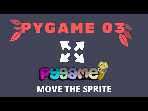 Pygame first game 03 (animation)