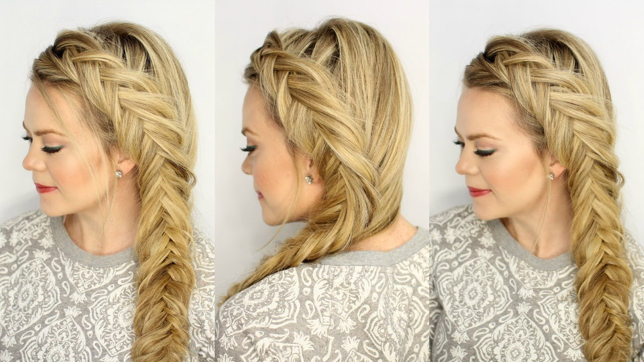 HOW TO DO A FISHTAIL BRAID - YouTube