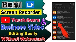 Screen Recorder For Android || Best Screen Recorder App || YouTube Video Recording screenshot 3