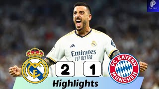 Real Madrid vs Bayern Munich UCL (2_1) Real Madrid gegen Bayernmunich UEFA Champions League 2023/24