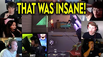 Valorant Streamers Reacts To KC Avez Insane 1v2 CLUTCH Against NAVI In VCT