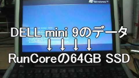 Runcore SSD install into DELL mini 9