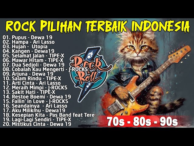 Lagu Slow Rock Indonesia Populer Era '90 an| Pupus - Dewa 19 |  Hampa -  Ari Lasso | Pupus - Dewa 19 class=