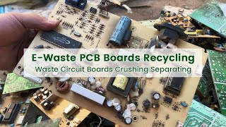 Waste Circuit Boards Crushing Separating Line | PCB Recycling Machine