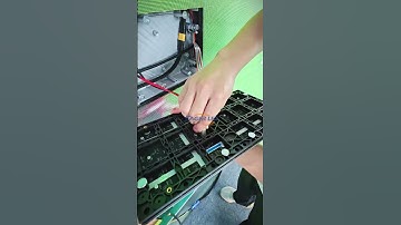 Installing indoor high-definition LED modules #leddisplay #eagerled #ledvideowall#ledmodule