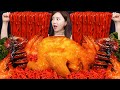 통치킨 🦑 오징어 해물 볶음짬뽕 먹방 Giant Fried Chicken &amp; Spicy Seafood Stir-Fried Jjanppong Mukbang ASMR Ssoyoung