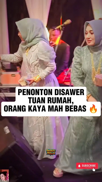 PENONTON AUTO FULL SENYUM KALO GINI CARANYA 😁 #dangdut #saweran #shorts