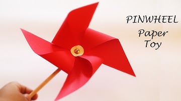 How to Make Paper Pinwheel / Paper Windmill | DIY Paper Toys for  Kids