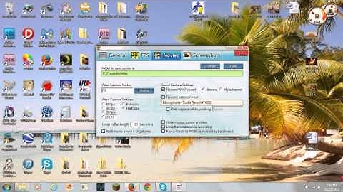 how to install, and use FRAPS gaming recording software FOR WINDOWS 7