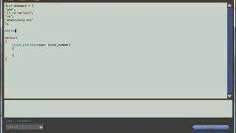 Second Life Scripting Tutorial