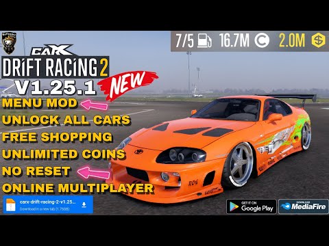 CarX Drift Racing 2 MOD APK 1.29.1 (Menu, Unlimited money, unlocked)