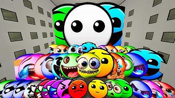 Lobotomy Nextbots | Geometry Dash Difficulty Faces, Angry Munci Family Nextbots on the hotel in Gmod