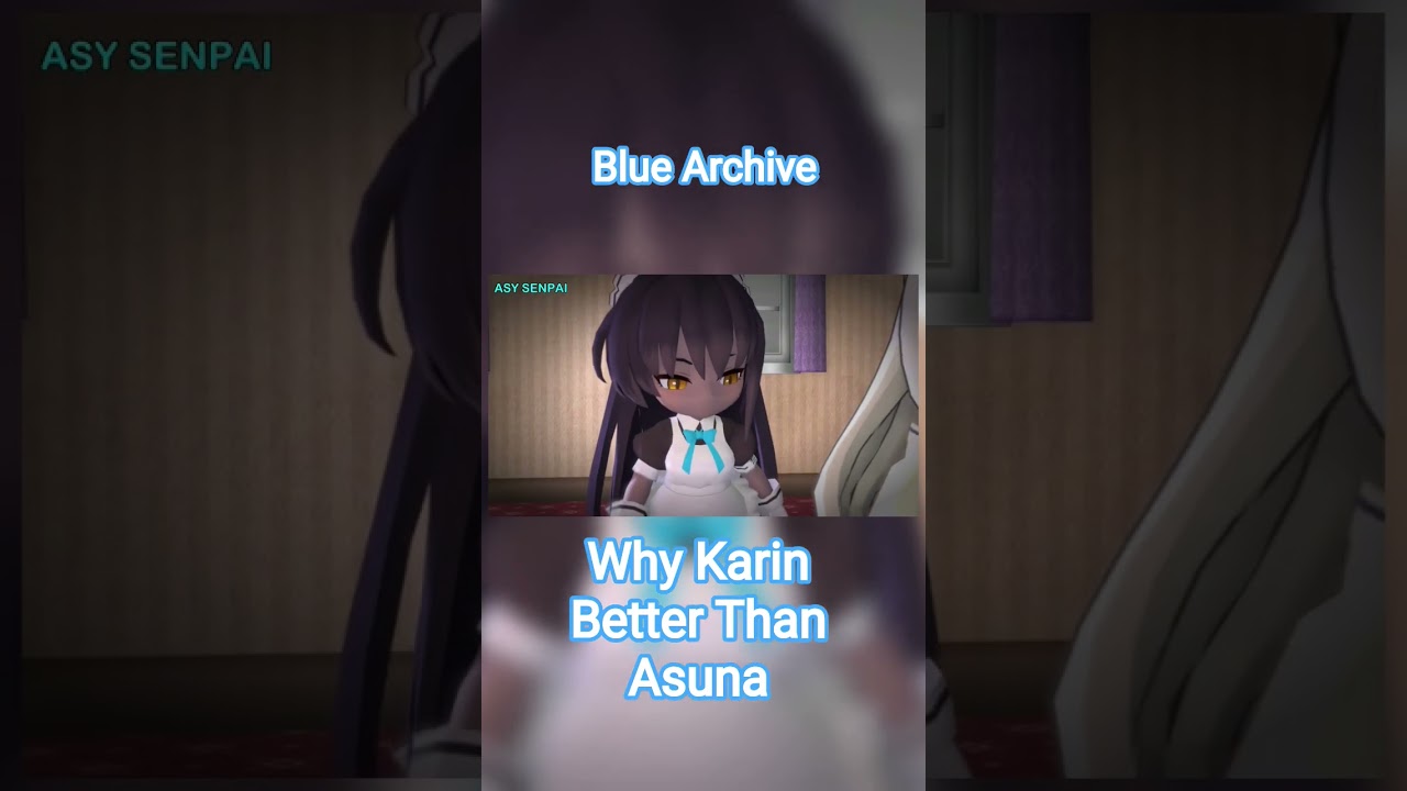 blue archive animation gmod sfm why karin is better than asuna