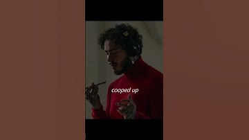 Thumbnail of post malone, roddy ricch - cooped up slowed and reverb
