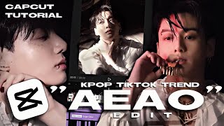 tutorial: 'AEAO' kpop tiktok trend edit | #capcuttutorial