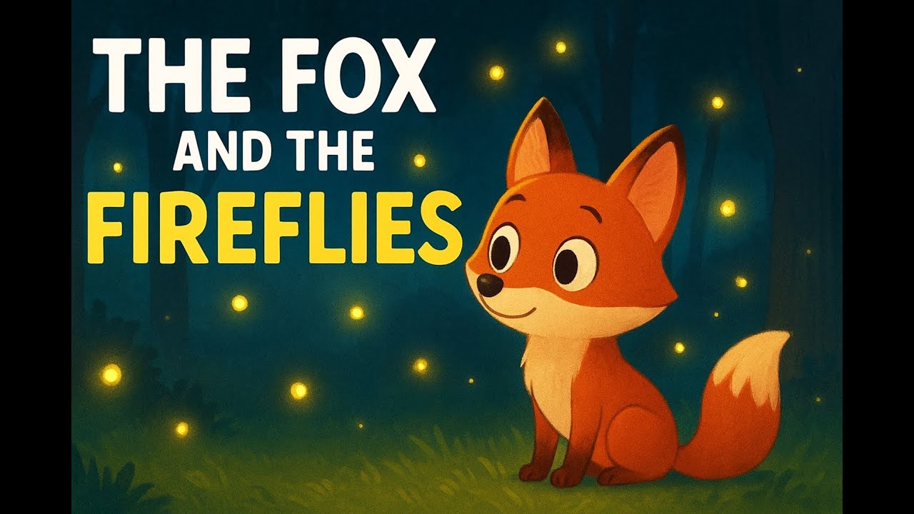 🦊✨ The Fox and the Fireflies | Short Story with Moral for Children