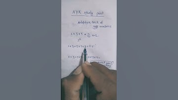 Addition trick 🤗 for continuous odd number 😱 #shorts #viral #tricks #trending #ytshorts