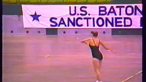 1987 USTA National Championships, 3 baton, Kim Nor...