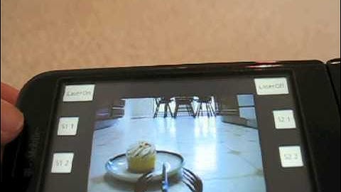 "Forknife 2" - SRV-1 based robot controlled remotely via the Android G1 Phone. Now with lasers!