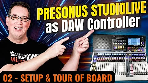 PreSonus StudioLive Digital Mixer SETUP | Studio Mixer DAW Digital Audio Workstation