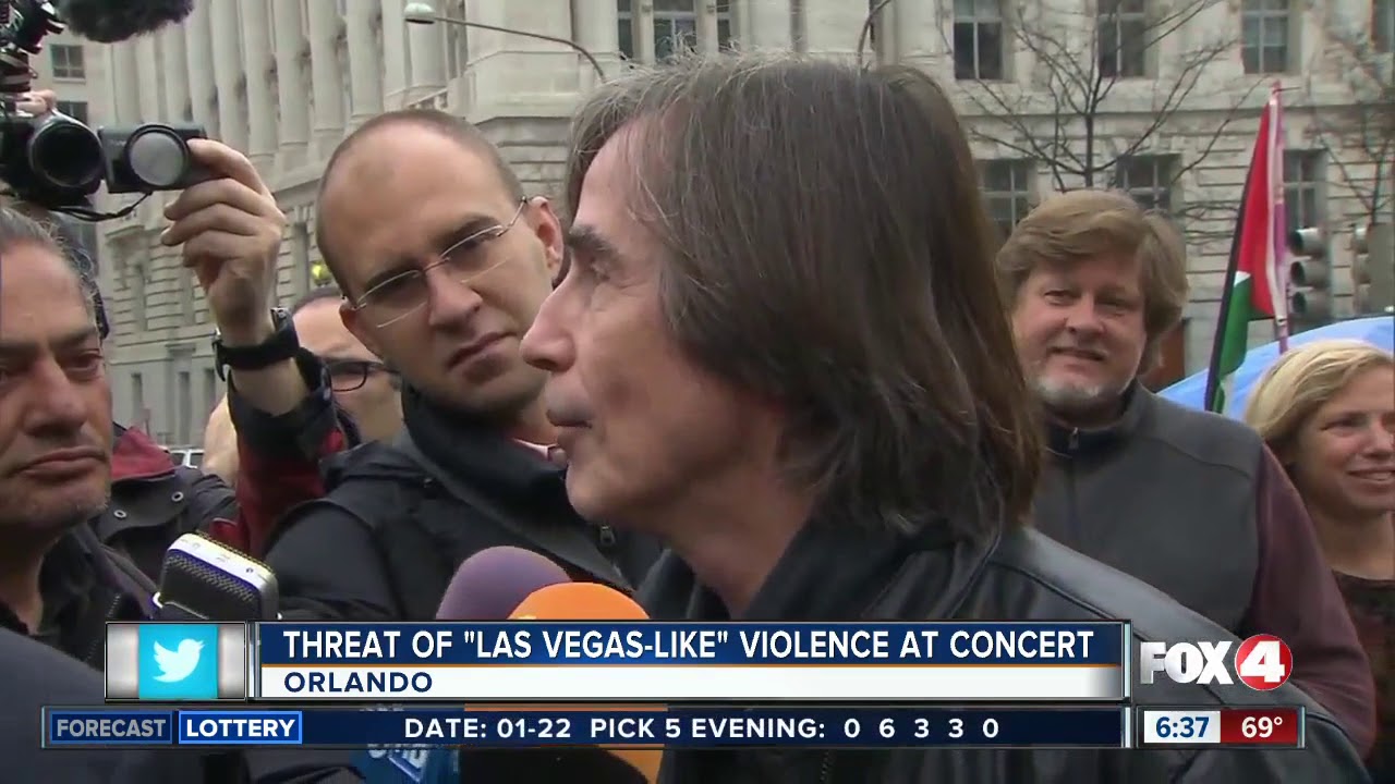 Security increased at Orlando Jackson Browne concert after threat YouTube